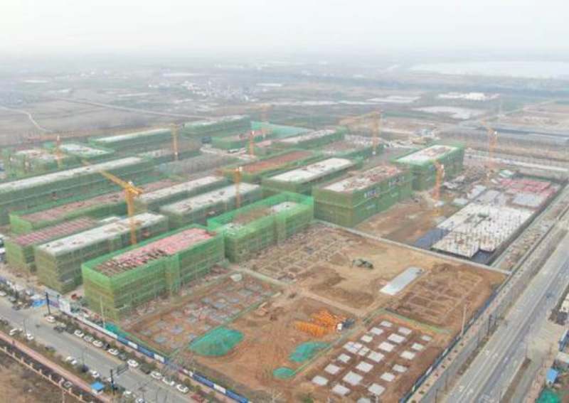 食品產(chǎn)業(yè)園一期啟動區(qū)項目已完成，總建筑面積16.6萬平米